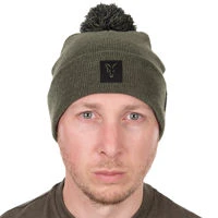 Fox Collection Bobble Hat Green/Black